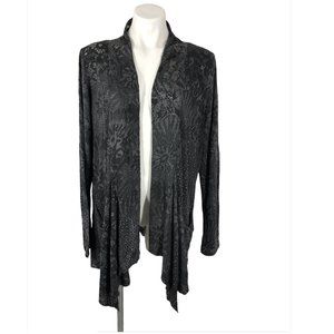Chalet et Cici Burnout Waterfall Open Cardigan